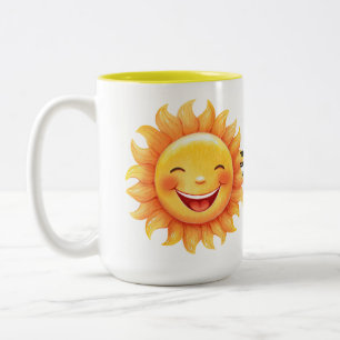 JW 2026 Jahr Text Matthew 5:3 Lächeln Sun Zweifarbige Tasse