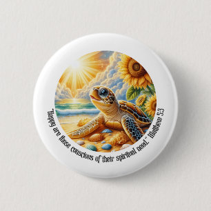 JW 2026 Jahres Text Glückliche Schildkröte Matthäu Button