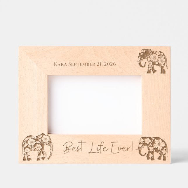 JW Baptism Keepsake -Personalized! Geätzte Rahmen (Vorderseite)