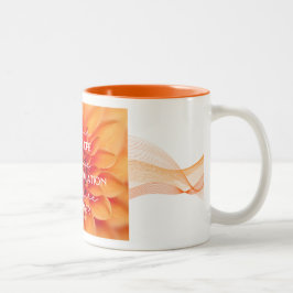 JW Coffee Cup Rom 12:12 Freude Endure Perstrong Zweifarbige Tasse