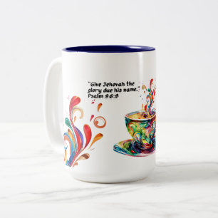 JW Coffee Lover Tasse mit 2025-Jahr-Text