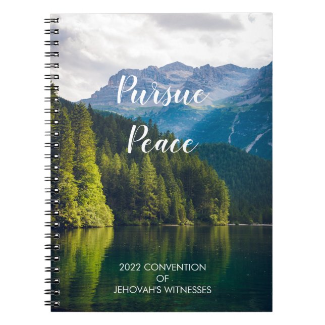 JW Convention 2022 - Lake Mountain Notizblock (Vorderseite)