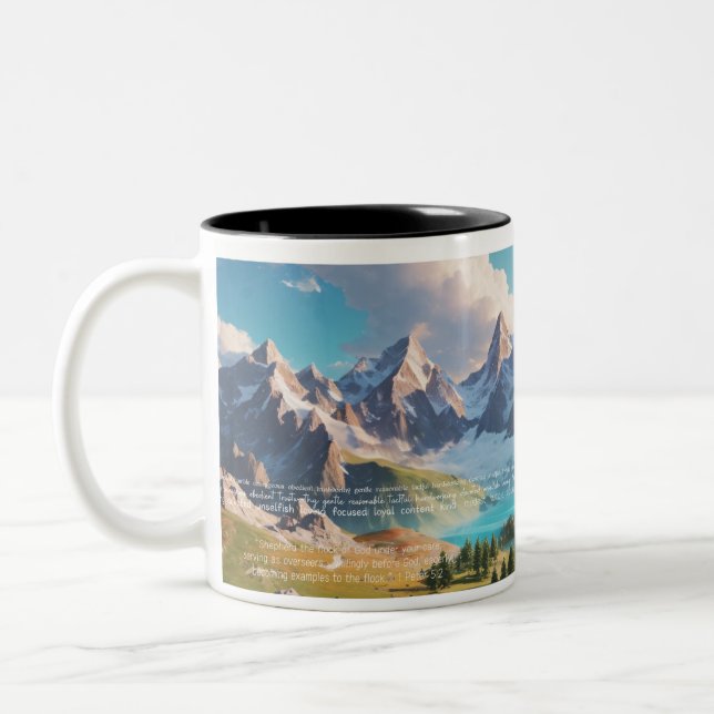 JW Danke, dass Sie uns Elders vererbt haben Zweifarbige Tasse (Links)