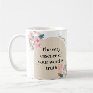 JW Geschenk 2023 Jahr Text Psalm 119:160 boho arch Kaffeetasse