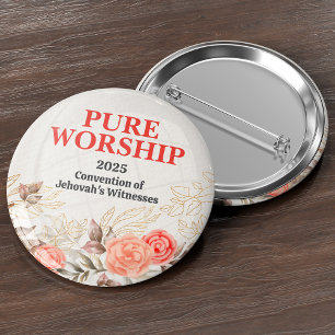 JW-Geschenke zum Thema reines Gebet 2025 Button
