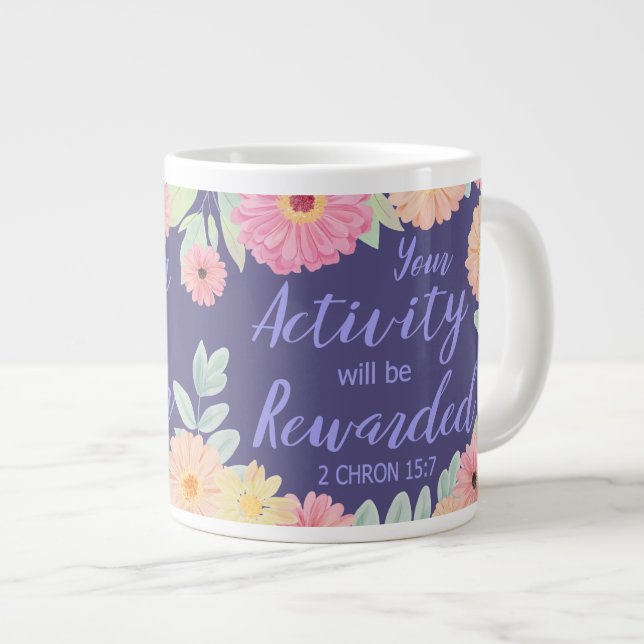 JW Gift Pioneering ist das beste Leben je Jumbo-Tasse (Vorderseite Rechts)