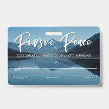 JW Keepake Convention Abzeichen Card | Gebirge