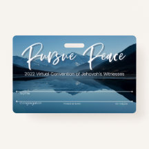 JW Keepake Convention Abzeichen Card | Gebirge