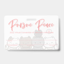 JW Keepake Convention Abzeichen Card | Katzen