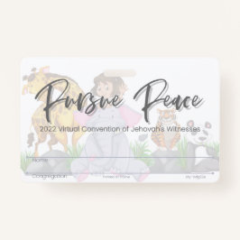 JW Keepake Convention Abzeichen Card | Tiere Ausweis