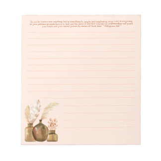 JW Letter Writing Boho Note pad Notizblock