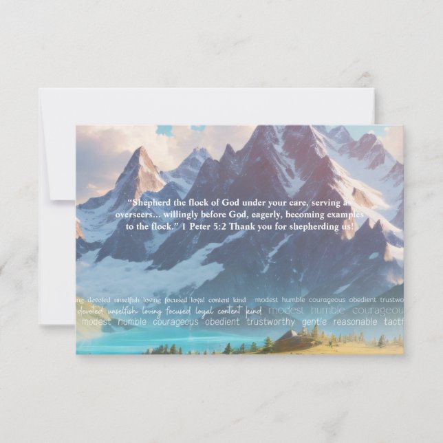 JW Merci pour Shepherer Us Elders Card (Devant)