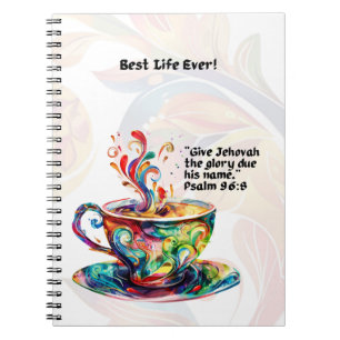JW-Notebook "Best Life Ever" und 2025-Jahres-Text Notizblock