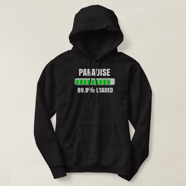 JW Org Jehovahs Zeugen geben Paradies Laden Hoodie (Design vorne)