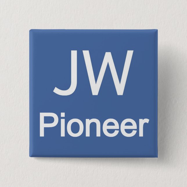 JW Pioneer Button (Vorderseite)