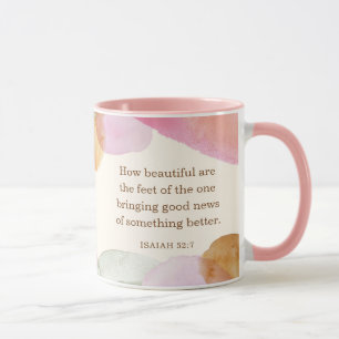 JW Pioneer Gift, Isaiah 52:7   JW Tasse