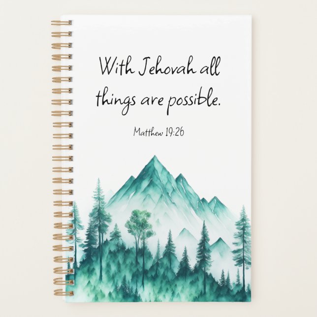 JW Planner, Matthew 19:26 | JW Gift (Devant)