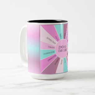 JW Qualitäten Unser Gott Jehovah Coffee Cup Zweifarbige Tasse