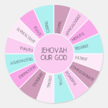 JW Qualitäten von Jehovah Unsere Gottesaufkleber