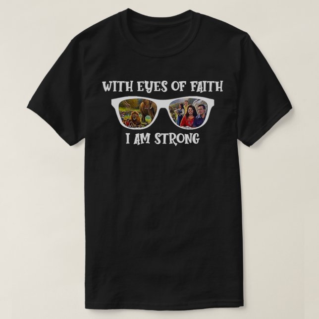 JW-Übereinkommen 2021 Zeuge Jehovas mit Augen von T-Shirt (Design vorne)