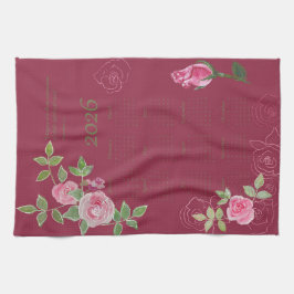 JW year text customize with calendar  Geschirrtuch