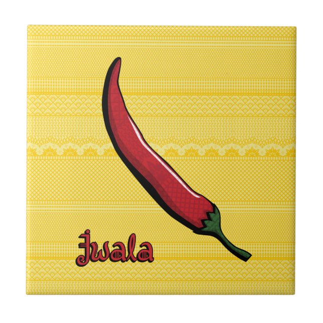 Jwala Chili Pepper Tile Fliese (Vorderseite)