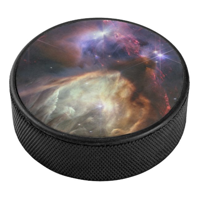 JWST-Bild der Rho-Ophiuchi-Sterne Eishockey Puck (3/4)