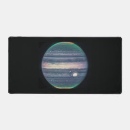 JWST-Bild des Planeten Jupiter in Infrarot Schreibtischunterlage