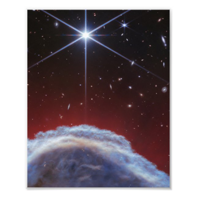 JWST-Bild des Rosshaennebels Fotodruck (Vorne)