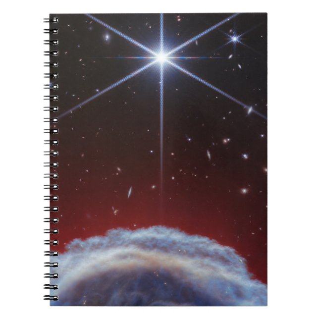 JWST-Bild des Rosshaennebels Notizblock (Vorderseite)