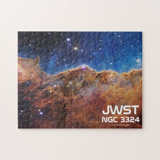 JWST Carina Nebula Cliffs cosmique Puzzle (Horizontal)