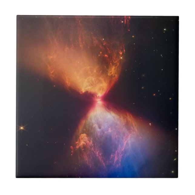 JWST Hourglass Protostar Formation Fliese (Vorderseite)