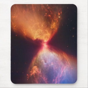 JWST Hourglass Protostar Formation Mousepad