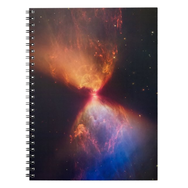 JWST Hourglass Protostar Formation Notizblock (Vorderseite)