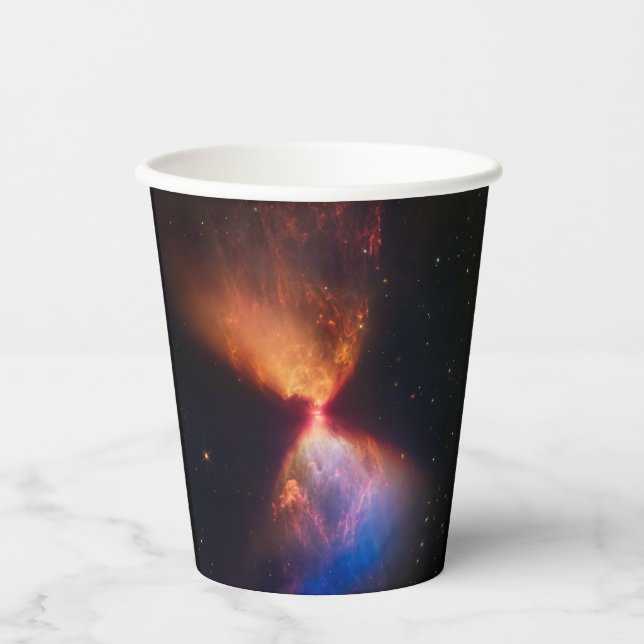 JWST Hourglass Protostar Formation Pappbecher (Vorderseite)
