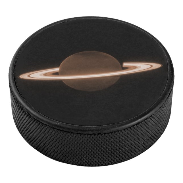 JWST James Webb Space Telescope Saturn Infrared Eishockey Puck (3/4)