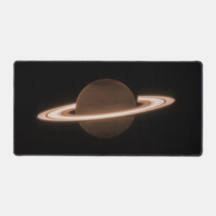JWST James Webb Space Telescope Saturn Infrared Schreibtischunterlage