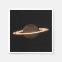 JWST James Webb Space Telescope Saturn Infrared Serviette