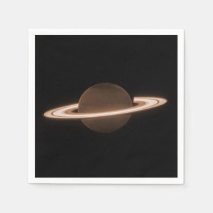 JWST James Webb Space Telescope Saturn Infrared Serviette