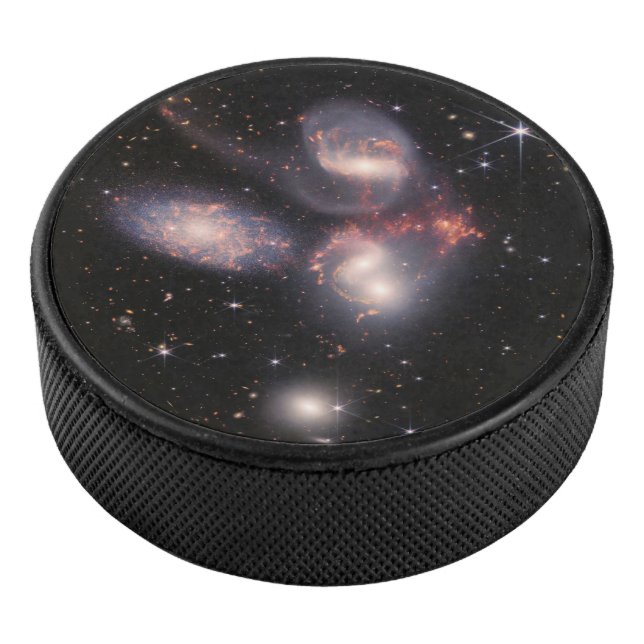 JWST James Webb Space Telescope Stephans Quintet Eishockey Puck (3/4)