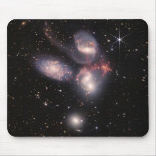 JWST James Webb Space Telescope Stephans Quintet Mousepad