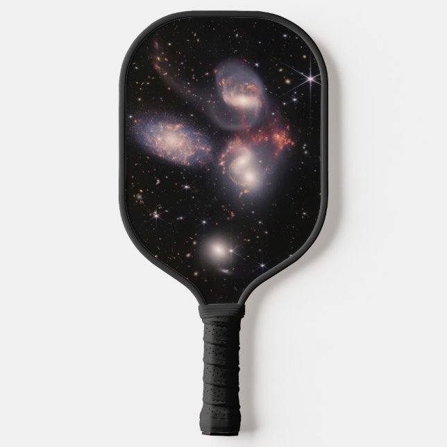 JWST James Webb Space Telescope Stephans Quintet Pickleball Schläger (Rückseite)