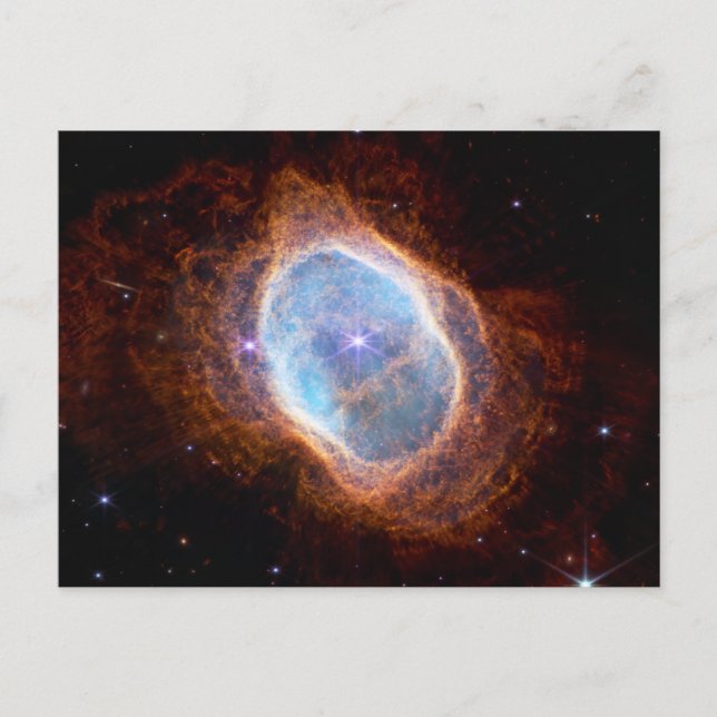 JWST James Webb Telescope Southern Ring Nebula Postkarte (Vorderseite)