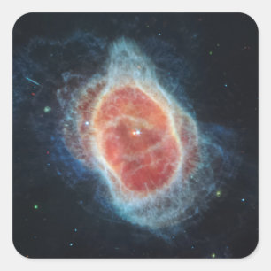 JWST James Webb Telescope Southern Ring Nebula Quadratischer Aufkleber