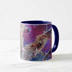 JWST Säulen der Schöpfung NIRCam und MIRI Komposit Tasse