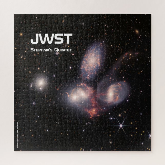 JWST Stephan’s Quintet Puzzle (Vertical)