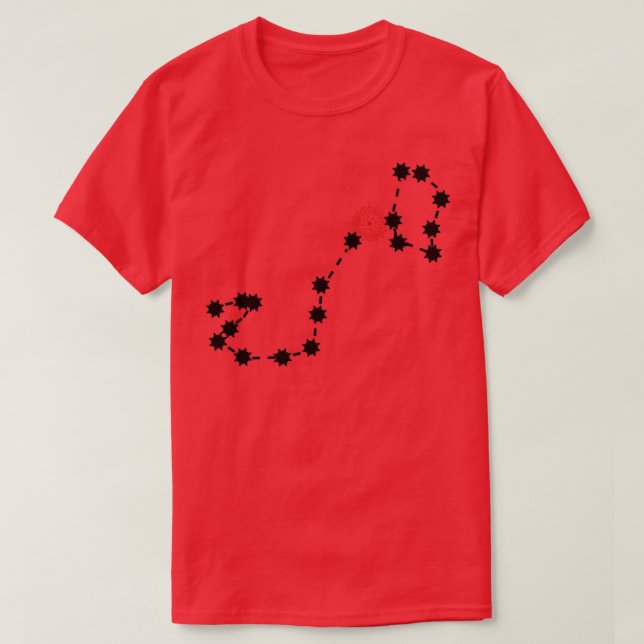 Jyeshta Nakshatra Hindu Vedic Sidereal Astrologie  T-Shirt (Design vorne)