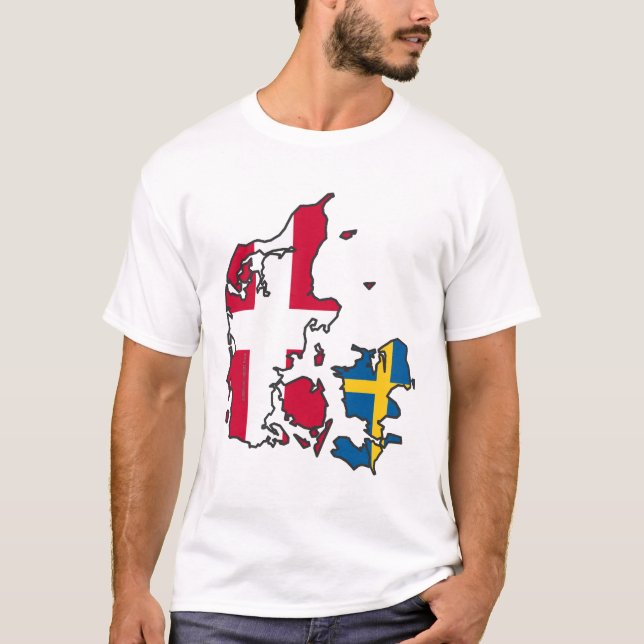 Jylland u. Fyn - Det rigtige Danmark T-Shirt (Vorderseite)