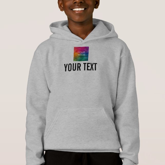 Jys Hoodies Pullover Hinzufügen Bild-Logo-Text hie (Vorderseite)
