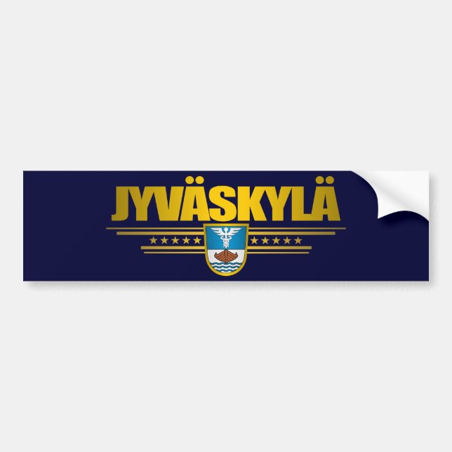 Jyvaskyla Autoaufkleber (Vorne)